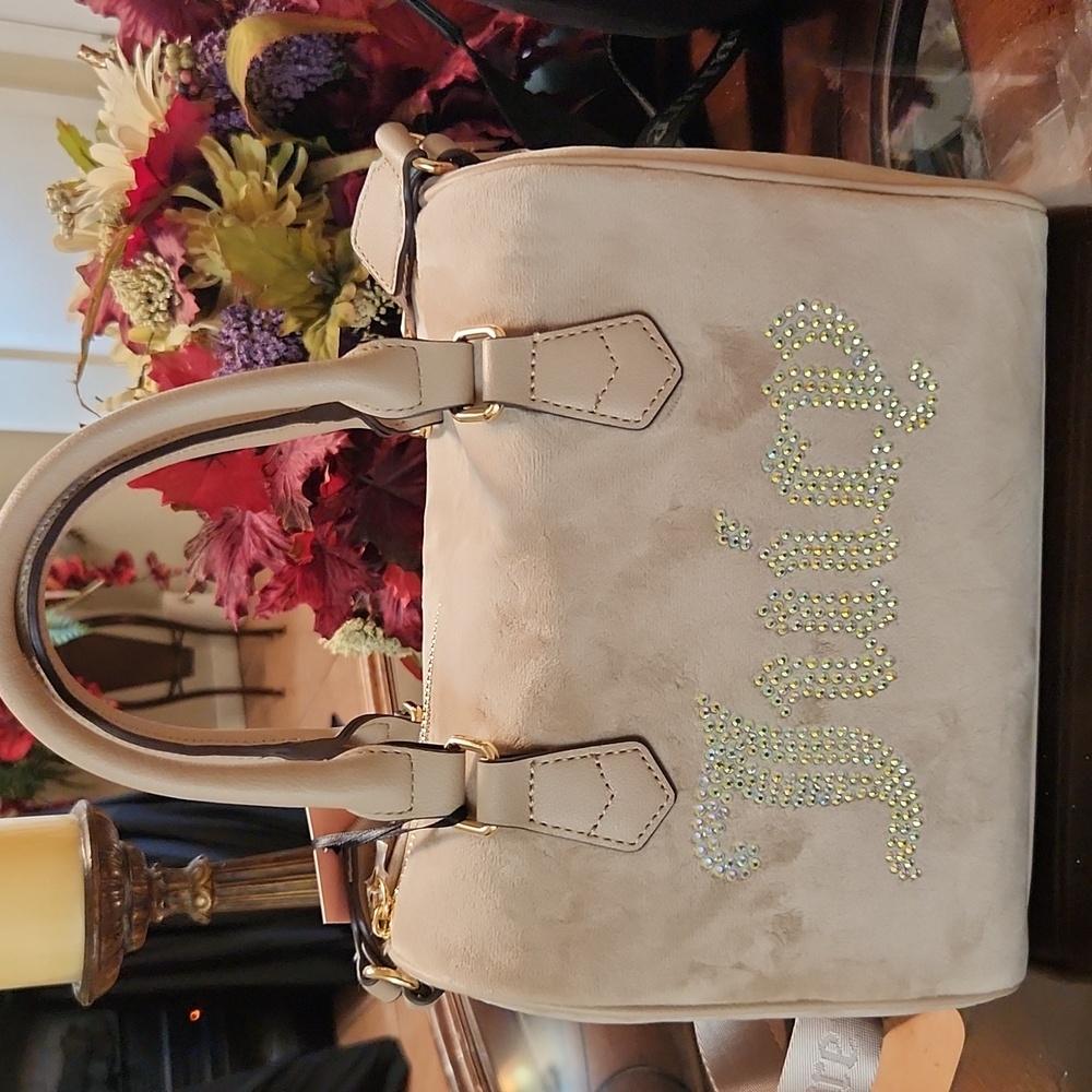 Juicy Couture Obsession Satchel  Purse NWT  (Cafe color)